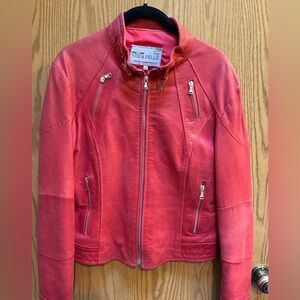 Real Italian Leather zip up Jacket bought in Rome